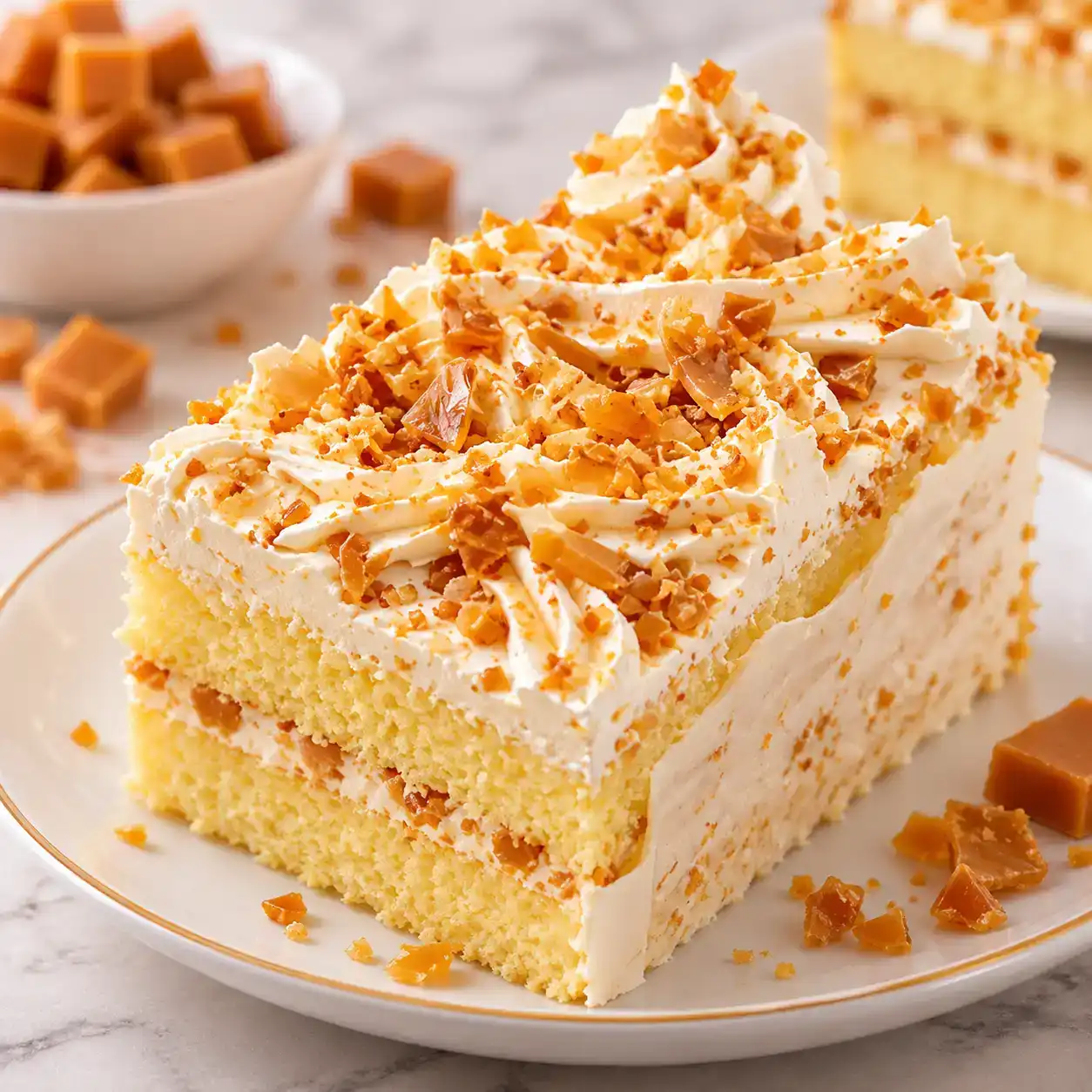 Butterscotch Pastry — 🍰✨ Classic, Creamy & Crunchy — Butterscotch Pastry! at Apna Bazar - Eatery